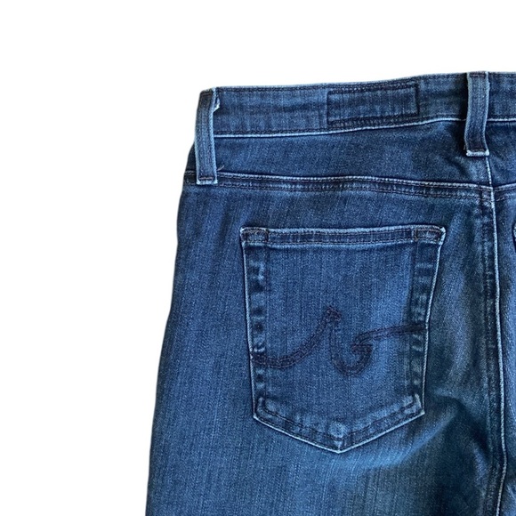 AG Adriano Goldschmied Prima Crop Cigarette Distressed Raw Hem Denim Jeans 28R - Picture 11 of 12